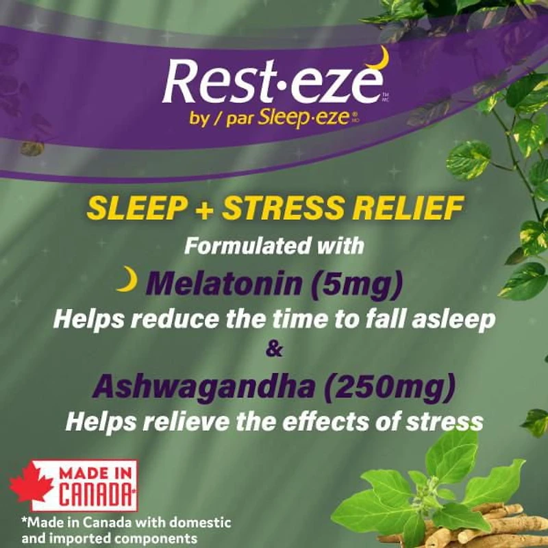 Rest Eze, de Sleep Eze, Sommeil et Soulagement du Stress