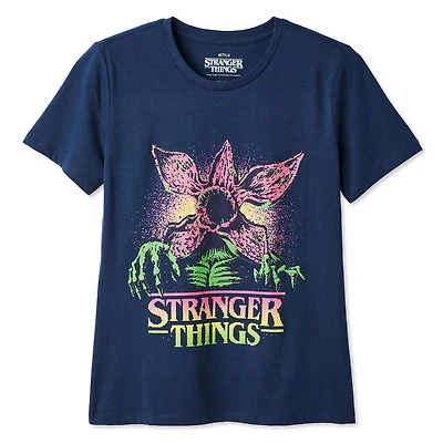 T-shirt Stranger Things Netflix pour femmes