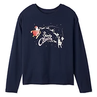 T-shirt des fêtes à manches longues George pour filles