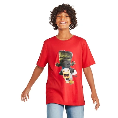 T-shirt Chicken Jockey Minecraft pour garçons