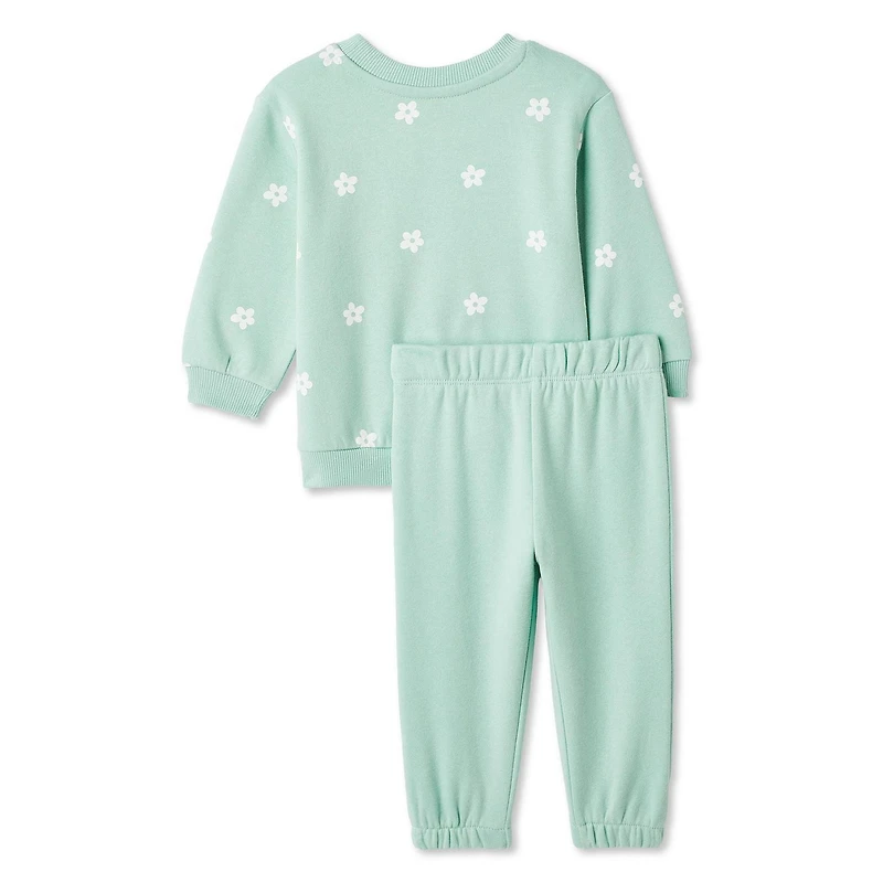 George Baby Girls' Fleece Popover 2-Piece Set