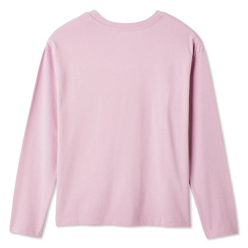 George Girls' Long-Sleeve Pocket T-Shirt