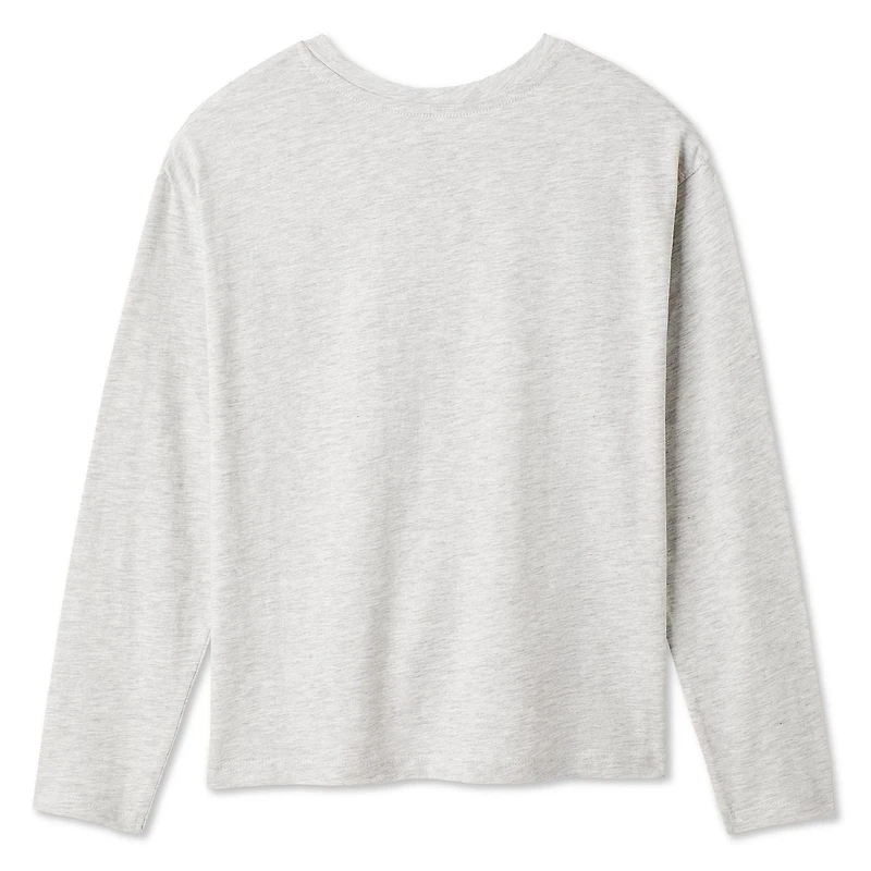George Girls' Long-Sleeve Pocket T-Shirt