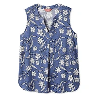 Chemisier sans manches à effet chiffonné Iyla pour femmes