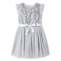George Girls' Sequin Dress, Sizes 4-16
