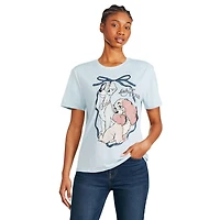 T-shirt La Belle et le Clochard Disney pour femmes