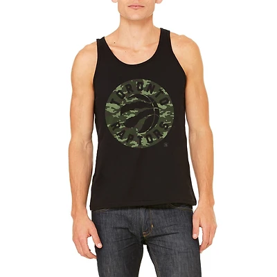 LICENSED Toronto Raptors Camo Ball Logo Men's Tank