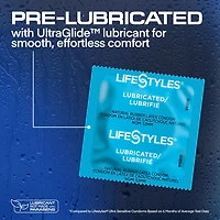 Préservatifs en latex de caoutchouc naturel lubrifié LifeStyles, 36 unités