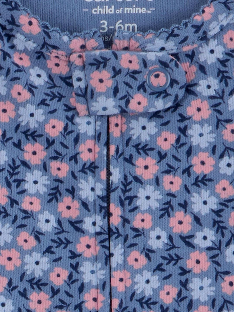 Carter's Child of Mine Ensemble de 2 pyjamas pour bébé fille - Poulet violet