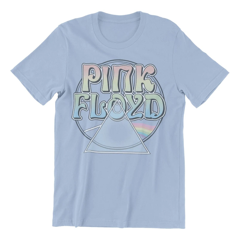 Pink Floyd T-Shirt col rond à manche courte pour femmes