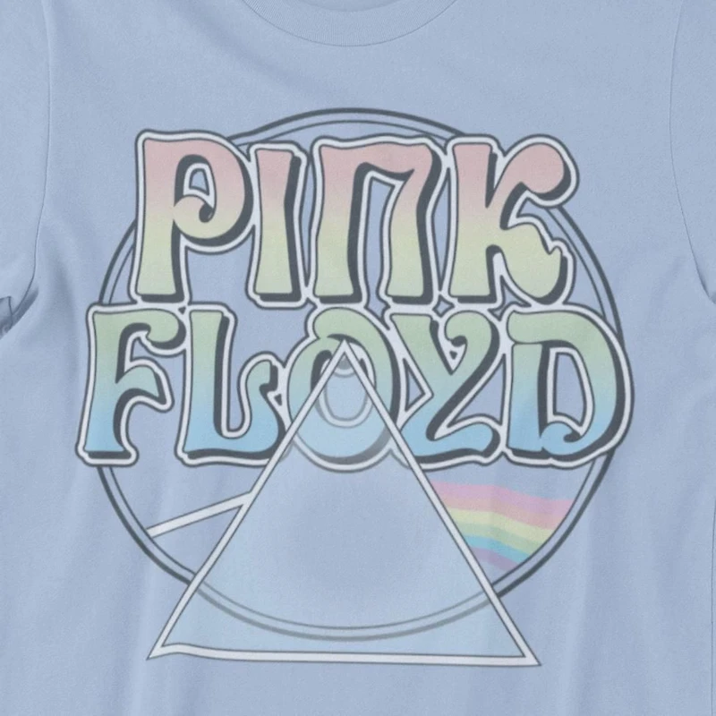 Pink Floyd T-Shirt col rond à manche courte pour femmes