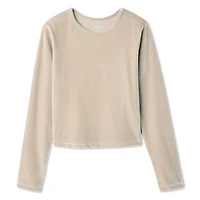 George Girls' Velour Long-Sleeve Top