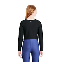 Athletic Works Girls' Long Sleeve Rib Top