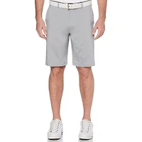 Shorts performance à devant plat Ben Hogan pour hommes en couleur chinée avec la technologie Active Flex