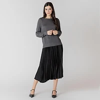 Devoted long sleeve lurex sweater