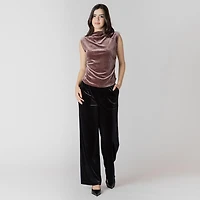 Devoted haut sans manches à col montant