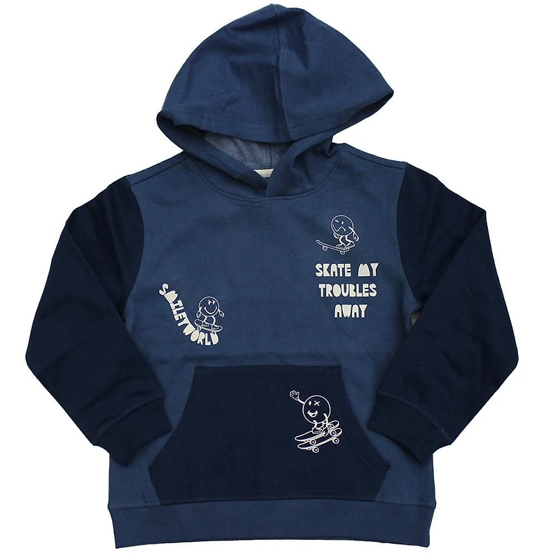 Boys SmileyWorld® hooded sweatshirt.