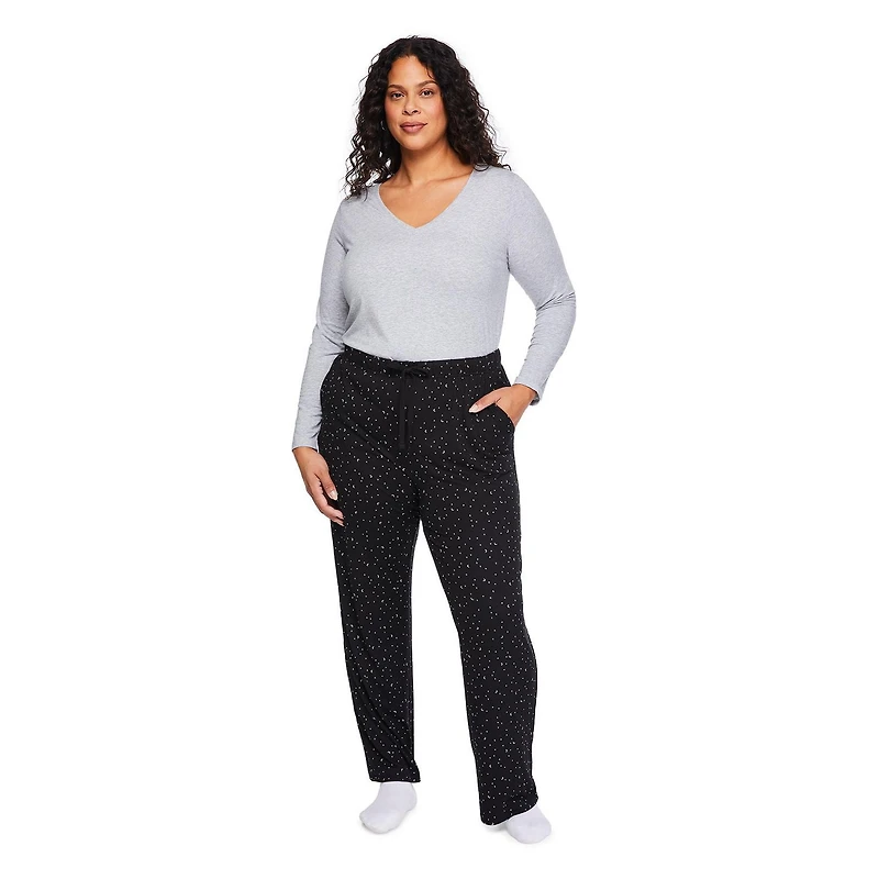 Pantalon de pyjama en jersey à effet peau pêche George Plus pour femmes