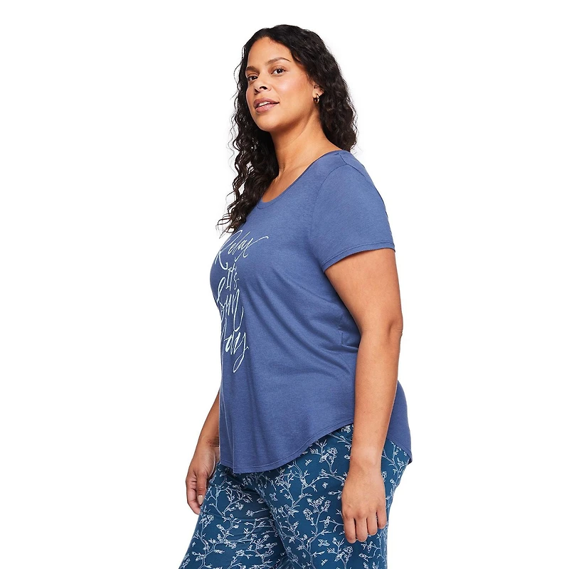 George Women's Plus Scoop-Neck Sleep T-Shirt