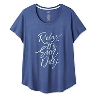 George Women's Plus Scoop-Neck Sleep T-Shirt