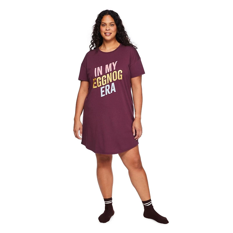 George Women's Plus Crew-Neck Nightshirt