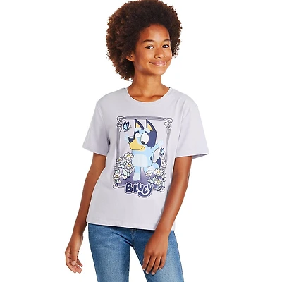 T-shirt à imprimé graphique Bluey pour filles