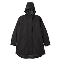 George Women's Plus Hooded Rain Coat