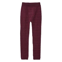 George Girls' Cable Knit Legging