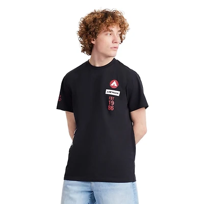 AIRWALK HOMME HAUT À MANCHES COURTES