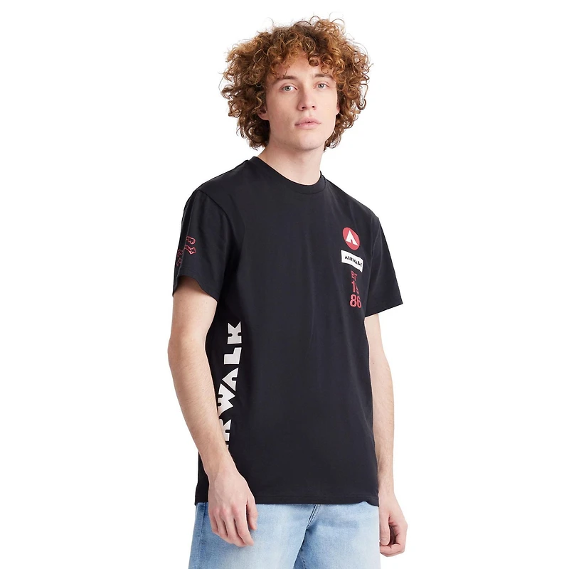 AIRWALK HOMME HAUT À MANCHES COURTES