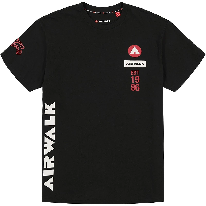 AIRWALK HOMME HAUT À MANCHES COURTES
