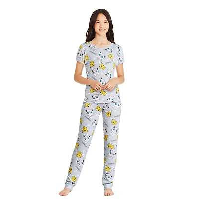 Pokemon Girls' Two Piece Pajama Set