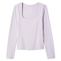 George Women's Long-Sleeve Scoop-Neck T-Shirt