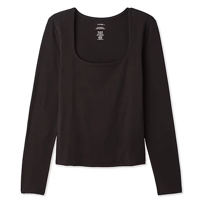 George Women's Long-Sleeve Scoop-Neck T-Shirt