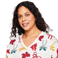 George Women's Plus V-Neck Nightshirt