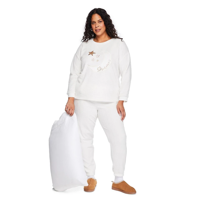 Pyjama 2 pièces en peluche George Plus pour femmes