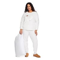 Pyjama 2 pièces en peluche George Plus pour femmes