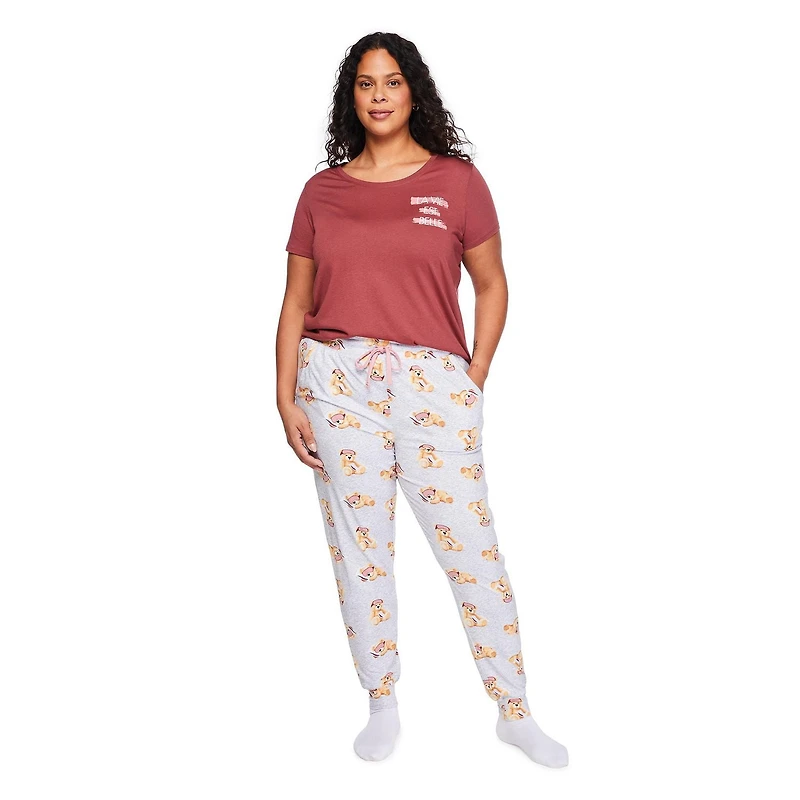 George Women's Plus Peached Sleep Jogger