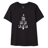 T-shirt de Noël à manches courtes George pour femmes Tailles TP–TTG