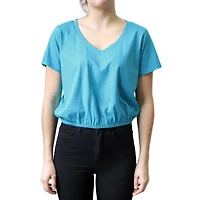 Ladies Elastic Hem Tee