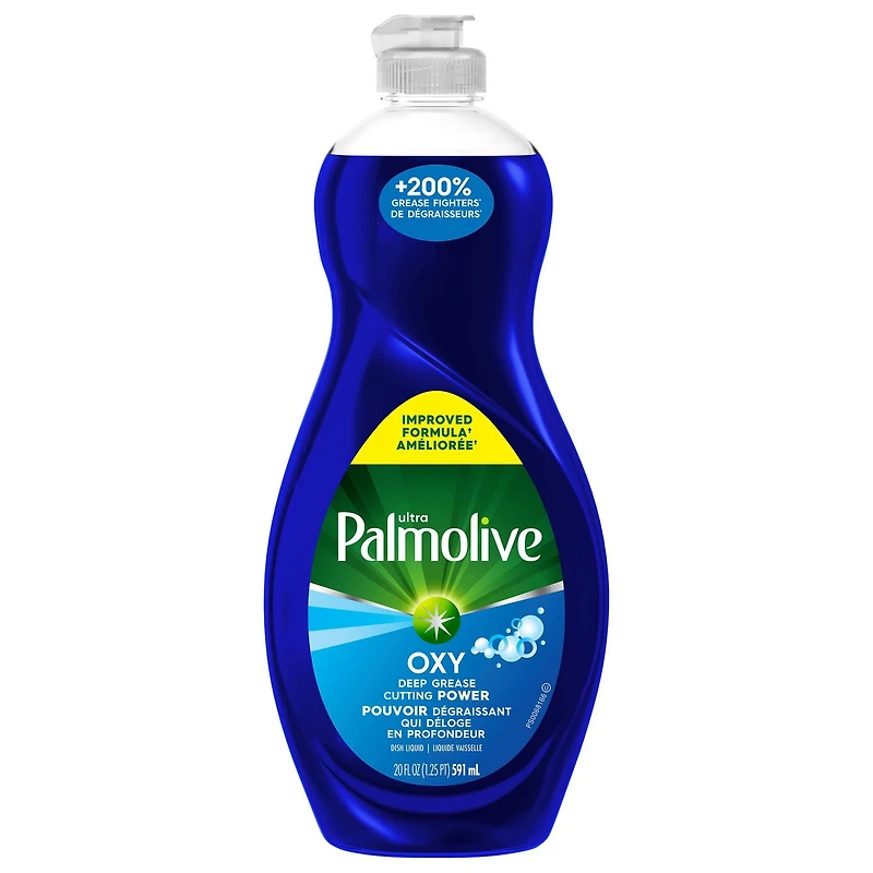 Palmolive Ultra Dishwashing Liquid Dish Soap, Oxy Power Degreaser, 2 Fluid Ounce