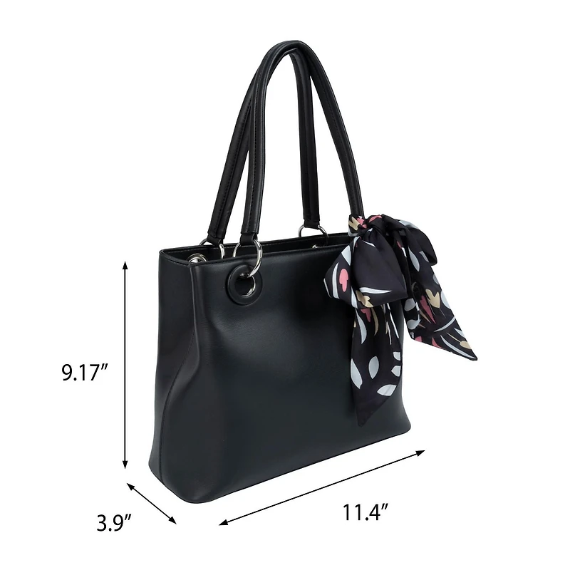 Ladies Scarf Satchel Handbag