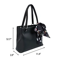 Ladies Scarf Satchel Handbag