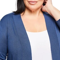 Veste courte en tricot avec manches aux coudes Iyla Plus pour femmes