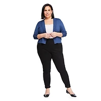 Veste courte en tricot avec manches aux coudes Iyla Plus pour femmes