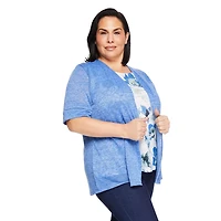 Iyla Plus Women's Hacci Fooler Top