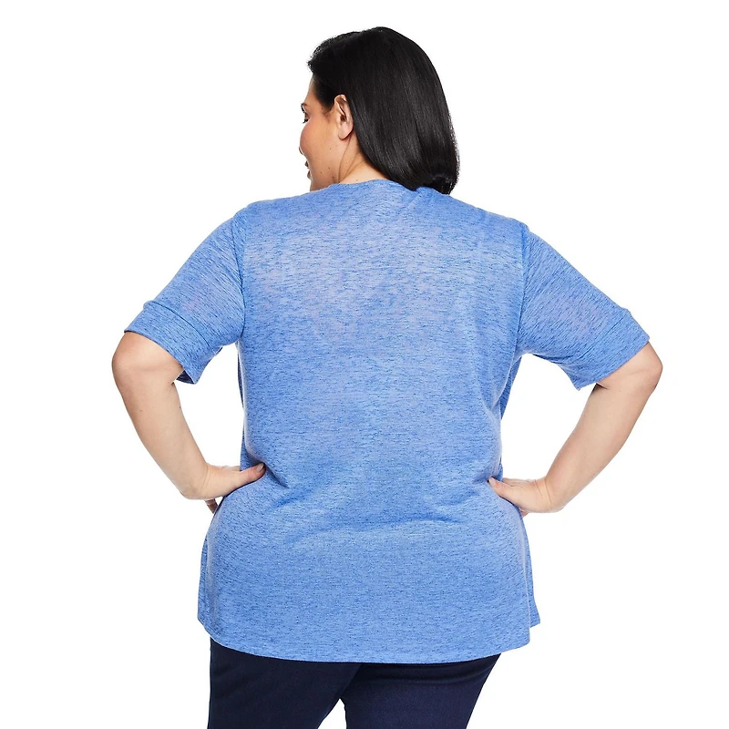 Iyla Plus Women's Hacci Fooler Top