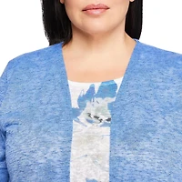 Iyla Plus Women's Hacci Fooler Top