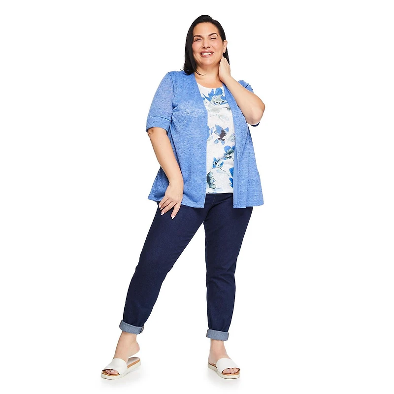 Iyla Plus Women's Hacci Fooler Top