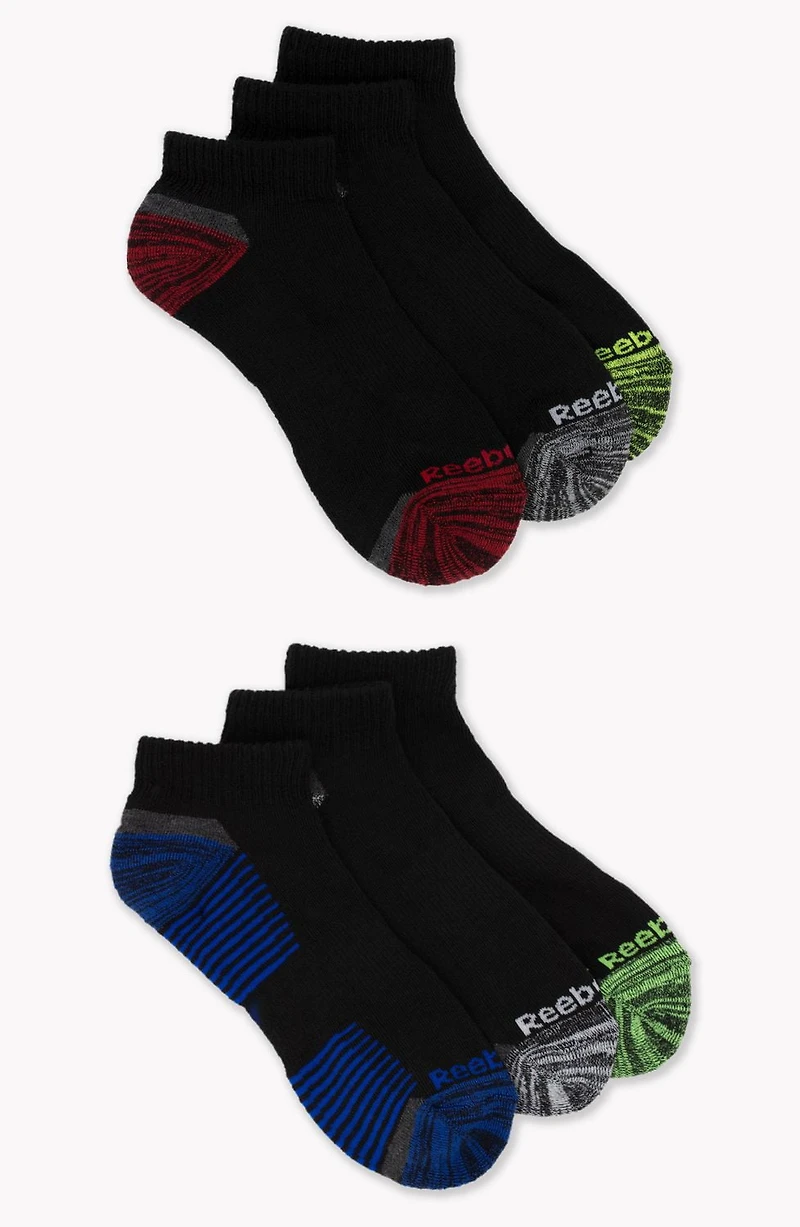 Boys 6pk Quarter, Sizes S-M